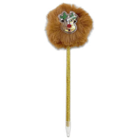 Christmas Pom Pom Pens: Assorted