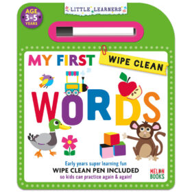 Words: My First Wipe Clean - Pre-school Activity Book (Hardback)