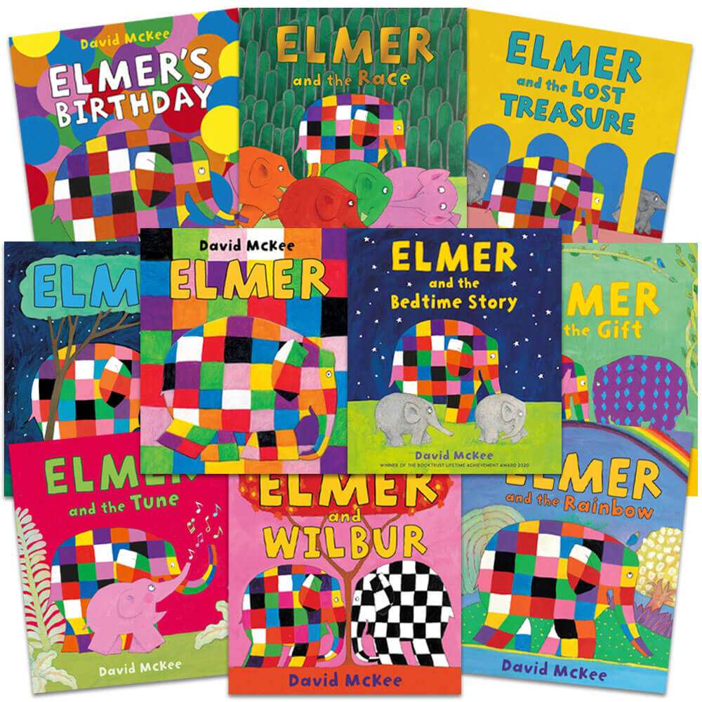 Elmer: 10 Kids Picture Book Bundle - Children's Book Collections (Book ...